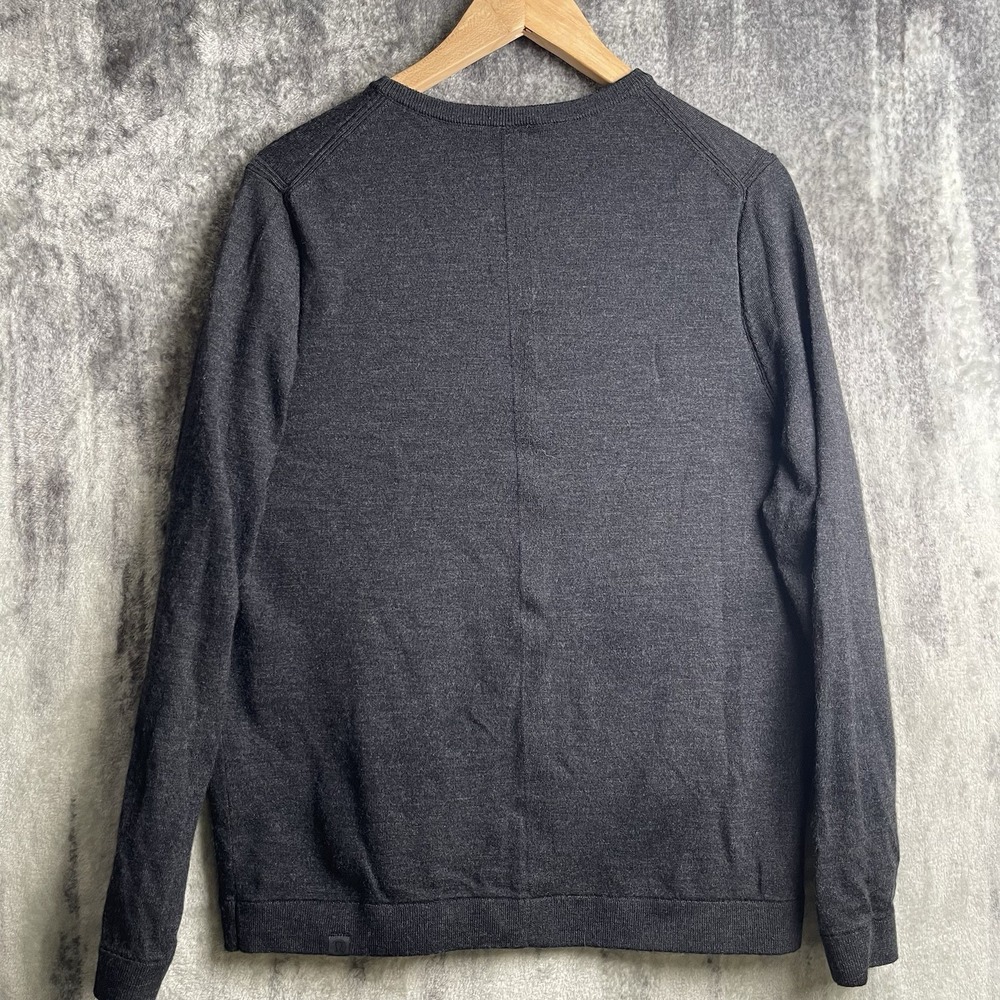 Lululemon Merino Wool Blend Womens Medium Grey Crewneck‎ Sweater - Picture 6 of 7
